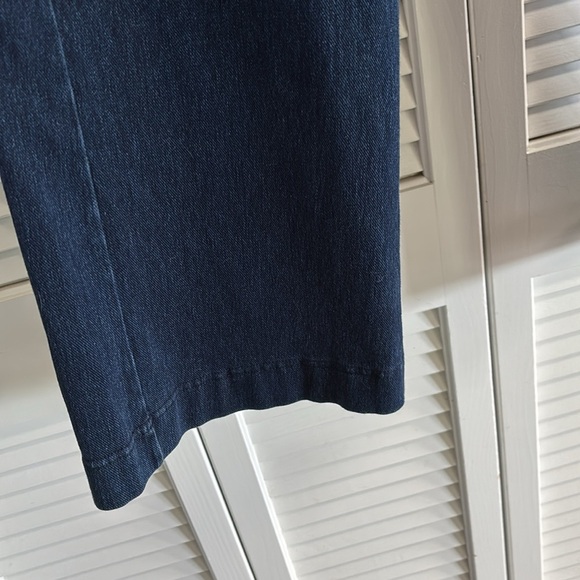 Lysse Denim Trouser (33” inseam) Pants Women’s Blue Stretch Flare Size Large - Picture 2 of 12